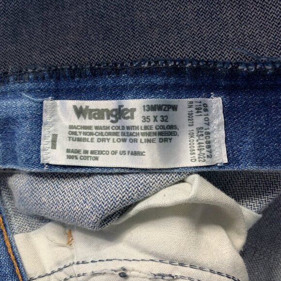 Wrangler Jeans Cowboy Cut Bootcut Blue Denim Western Rodeo - Picture 6 of 13
